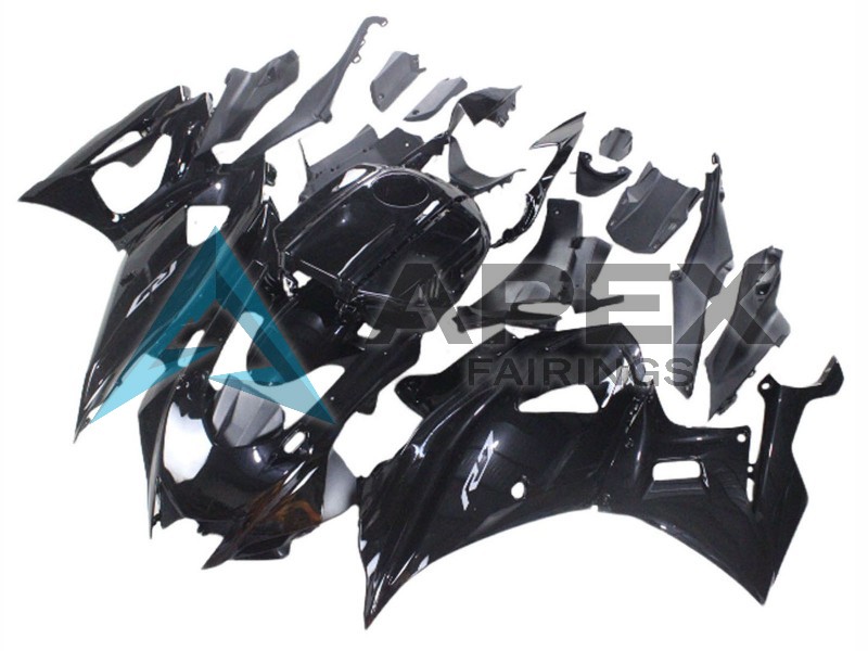 Glossy Black - Yamaha R7 / YZF-R7 (2021-2025) ABS Fairings | Apex Fairings — view 3