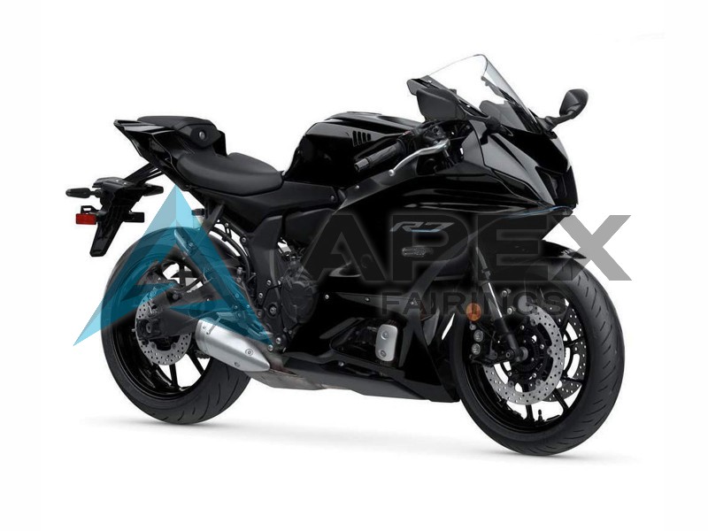 Glossy Black - Yamaha R7 / YZF-R7 (2021-2025) ABS Fairings | Apex Fairings — view 4