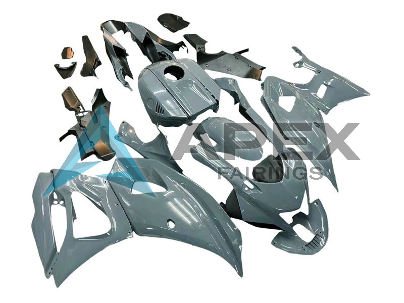 Glossy Gray - Yamaha R7 / YZF-R7 (2021-2025) ABS Fairings | Apex Fairings — view 2