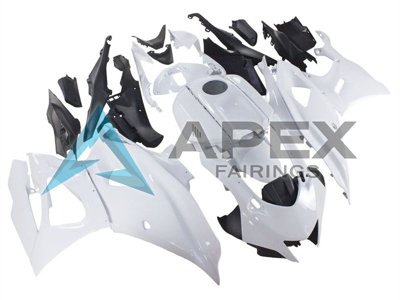 White - Yamaha R7 / YZF-R7 (2021-2025) ABS Fairings | Apex Fairings — view 2