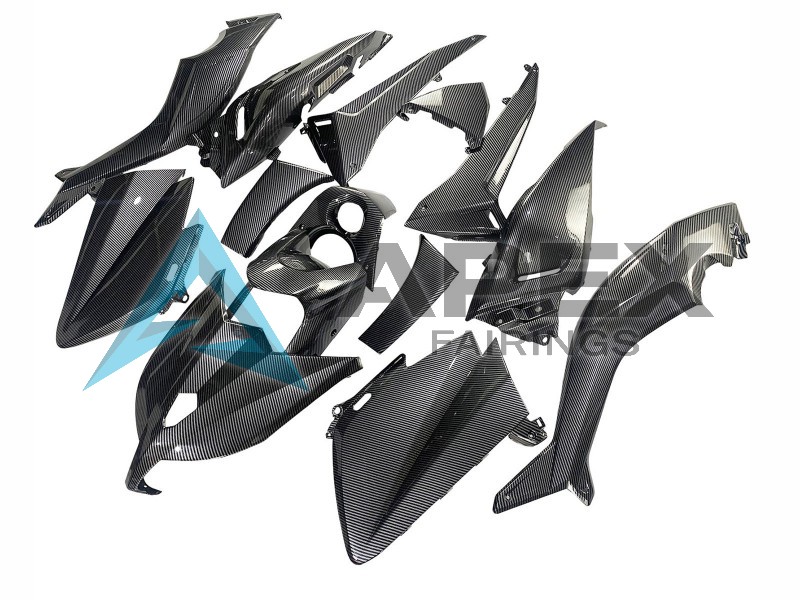 Black Carbon Fiber - Yamaha TMAX 530 / XP 530 (2012-2014) ABS Fairings | Apex Fairings — view 2