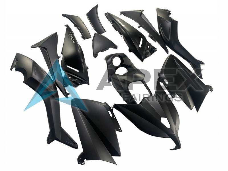 Matte Black - Yamaha TMAX 530 / XP 530 (2012-2014) ABS Fairings | Apex Fairings — view 2